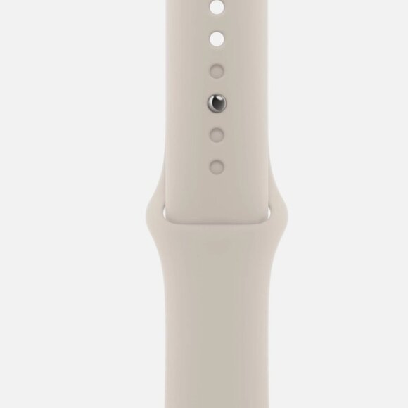 Apple Watch Series 7 - 41mm GPS/LTE Silver Case Starlight Band MKHE3LL/A - Picture 3 of 3